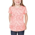thumbnail image 1 of Kavio! Girls 3-6X Static Jersey Print Crew Neck Short Sleeve Flamingo 3, 1 of 3