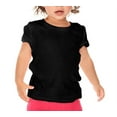 thumbnail image 1 of Infants Scalloped Scoop Neck Top Black 18M, 1 of 4