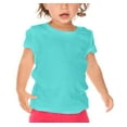 thumbnail image 1 of Infants Scalloped Scoop Neck Top Caribbean Blue 24M, 1 of 4