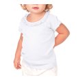 thumbnail image 1 of Kavio I1C0558 Infants Sunflower Short Sleeve Top-White-6M, 1 of 4