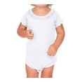thumbnail image 1 of Kavio I1C0559 Infants Sunflower Short Sleeve Onesie-White-18M, 1 of 4