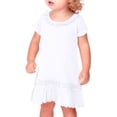 thumbnail image 1 of Kavio I1C0560 Infants Sunflower Short Sleeve Dress-White-12M, 1 of 4