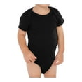 thumbnail image 1 of Kavio IJP0492 Infants Lap Shoulder Short Sleeve Onesie Jersey CVC.(Replaces 0431)-Black-12M, 1 of 4