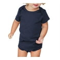 thumbnail image 1 of Kavio IJP0492 Infants Lap Shoulder Short Sleeve Onesie Jersey CVC.(Replaces 0431)-Ht. Navy-18M, 1 of 4