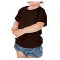 thumbnail image 1 of Kavio IJP0493 Infants Crew Neck Short Sleeve Tee Jersey CVC.(Replaces 0432)-Coffee-18M, 1 of 4