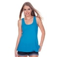 thumbnail image 1 of Kavio Junior Scoop Neck Flowy Tank Top JJP0572 - Island Blue - Medium, 1 of 1
