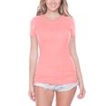 thumbnail image 1 of Kavio! Junior Sheer Jersey Crew Neck Short Sleeve Flamingo XL, 1 of 2