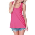 thumbnail image 1 of Kavio! Junior Sheer Jersey Scoop Neck Flowy Tank Watermelon S, 1 of 1