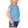 thumbnail image 1 of Kavio! Little Girls 3-6X Baby Doll Short Sleeve Top Blue 3, 1 of 3