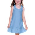 thumbnail image 1 of Kavio! Little Girls 3-6X Sunflower Dress (Same P1C0331) Blue 3, 1 of 3