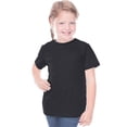 thumbnail image 1 of Kavio Toddler's Slub Crew Neck Short Sleeve T-Shirt, Black, 2T, 1 of 2