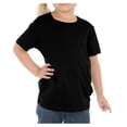 thumbnail image 1 of Kavio! Toddlers Crew Neck Short Sleeve Tee Jersey (Same TJC0440) Black 4T, 1 of 2