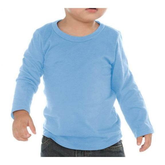 Kavio! Unisex Infants Baby Crew Neck Long Sleeve T-Shirts Blue 24M