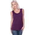 thumbnail image 1 of Kavio! Women Slub Jersey Scoop Neck Tank Pinot M, 1 of 2
