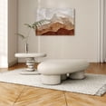 thumbnail image 1 of Kavren Modern Oval Glossy 2-Piece Coffee Table Set, Ivory, 1 of 15
