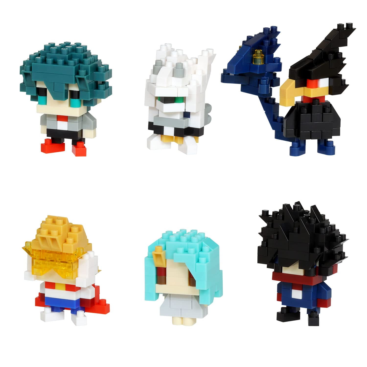 Kawada Nanoblock Mini Nano Collection My Hero Academia Set Vol. 3 Walmart