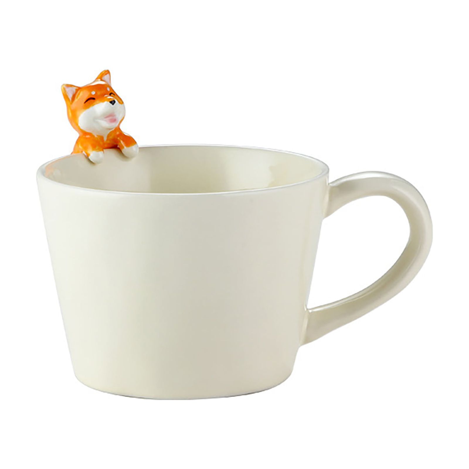 Buy 3D Animal Coffee Mug with Wooden Lid & Spoon-Pack of 1-Multi