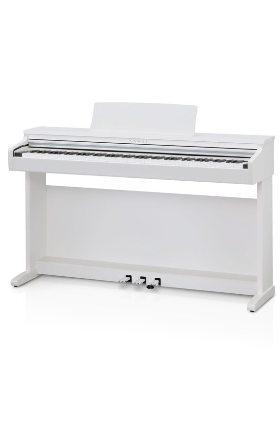 KDP120 88-Key Digital Piano with Bench, Premium Satin White