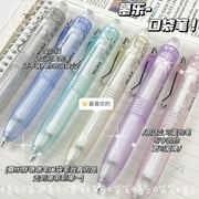 Kawaii 0.5mm Cute Mini Portable Gel Pen School Office Supplies Student Writing Black Ink Stationery Pocket Pen Gift Prizes Random 1 pcs black