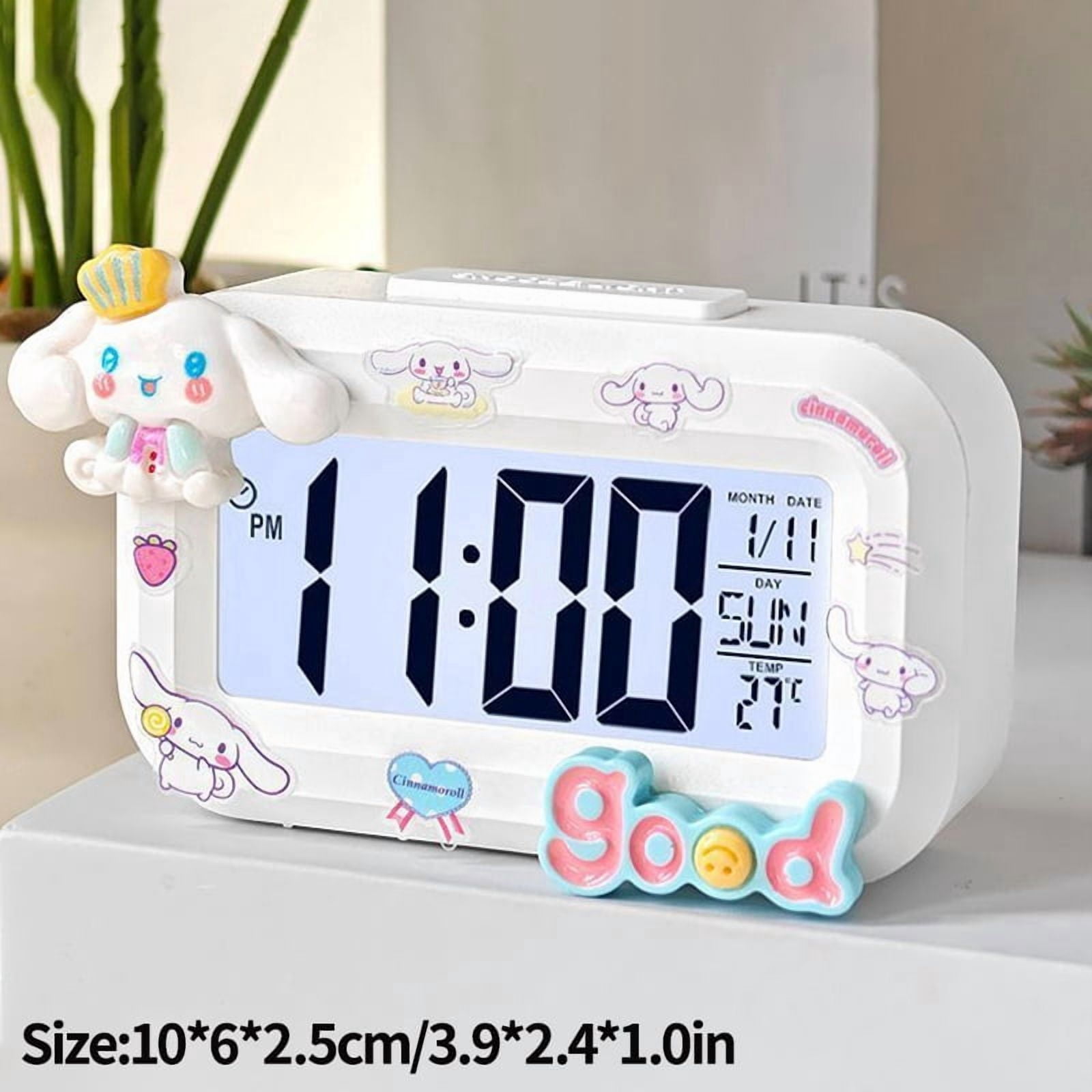 Kawaii Alarm Clock Cute Desk Clock School Digtal Alarm Clock Birthday Gifts LED Desktop Clock Accessiories