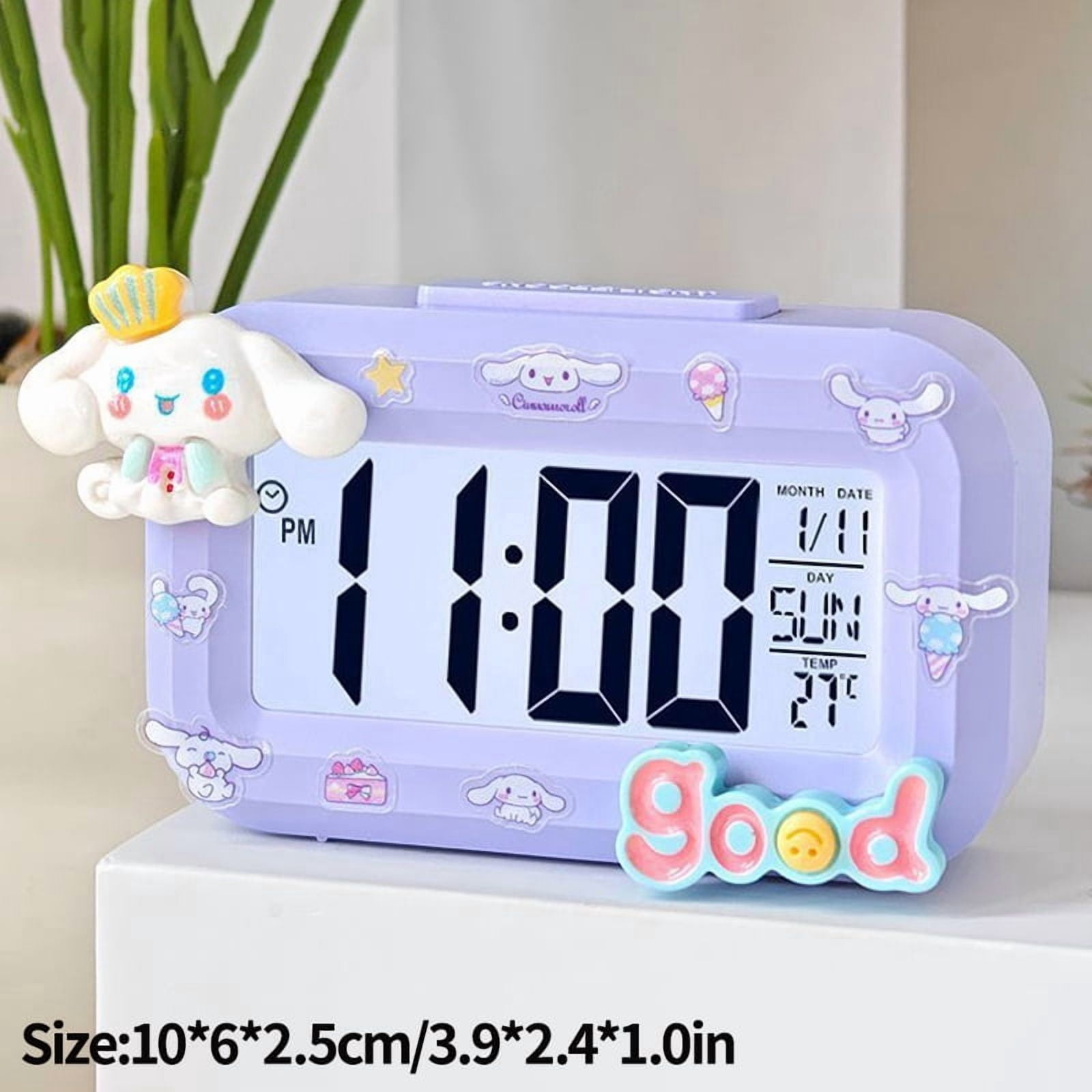 Kawaii Alarm Clock Cute Desk Clock School Digtal Alarm Clock Birthday Gifts LED Desktop Clock Accessiories