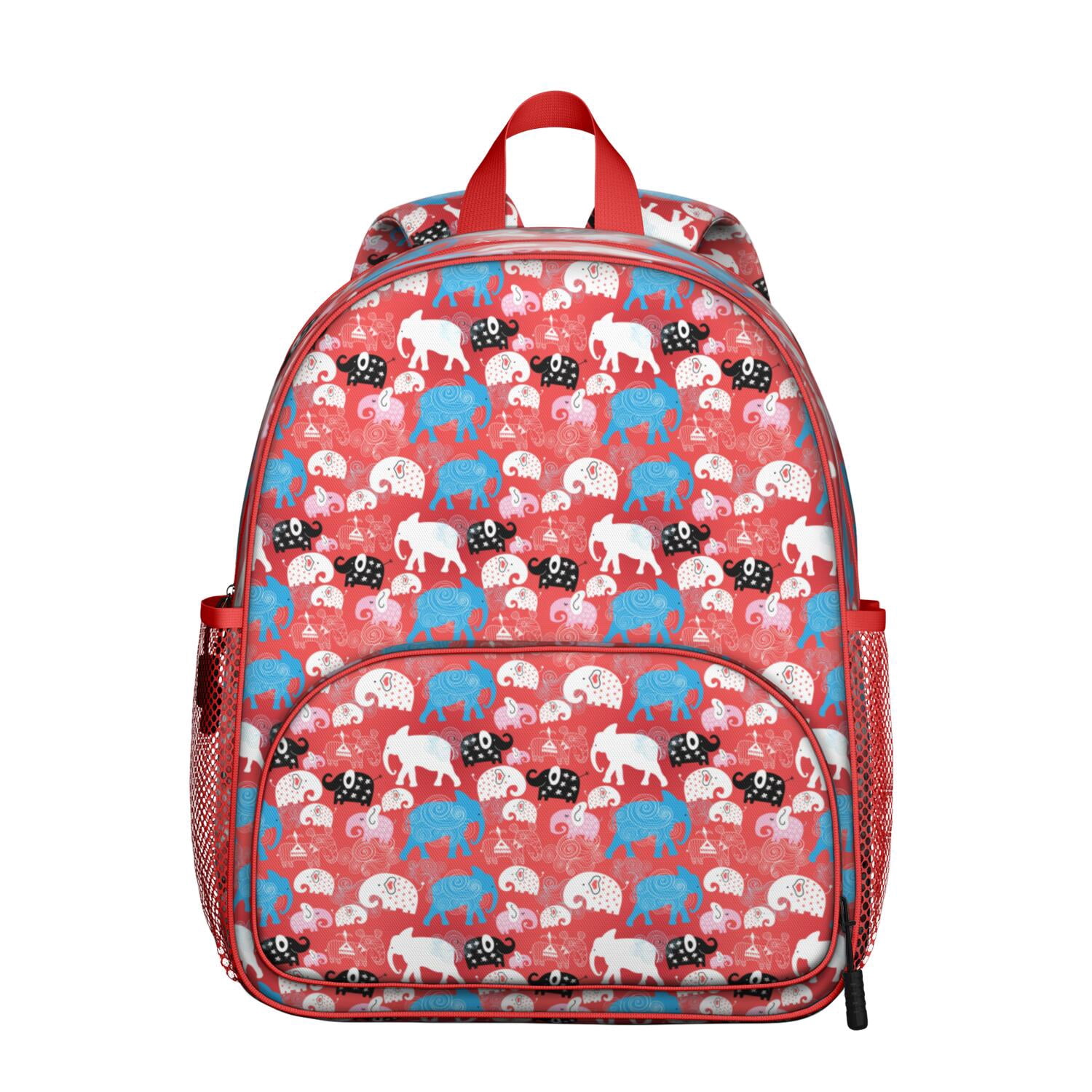 Kawaii Alpaca Pattern Waterproof Student Daypack - Ergonomic Durable Backpack with Breathable Padded Straps for Teens