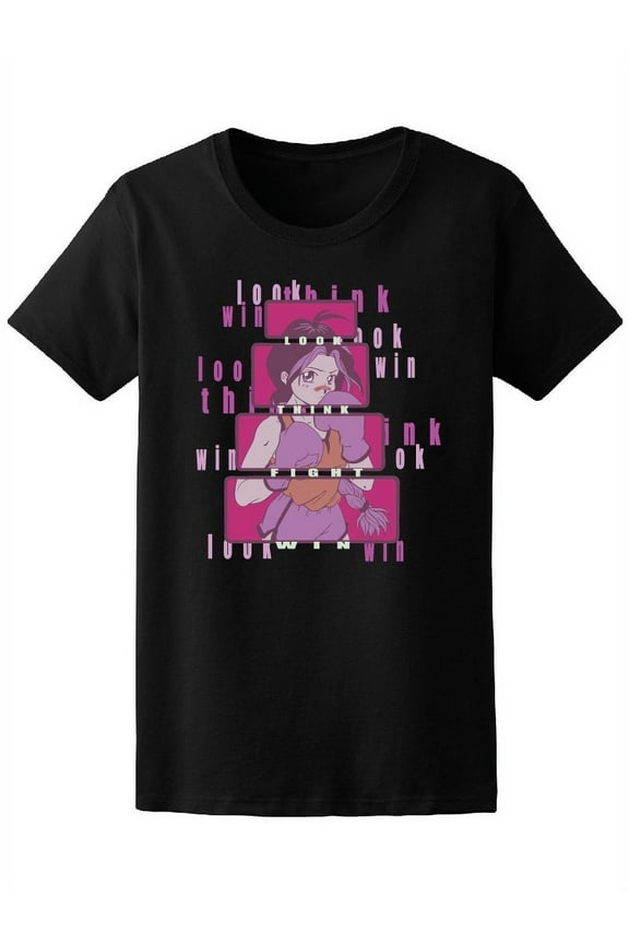 Kawaii Anime Boxer Girl T-Shirt Women -Image by Shutterstock, Female Medium