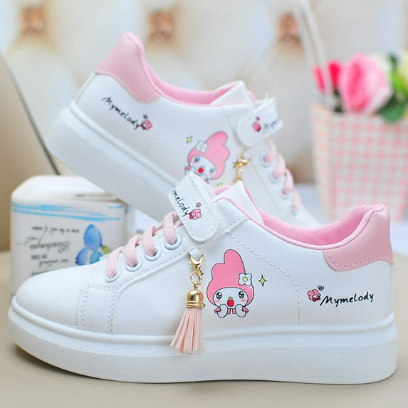 Kawaii Anime Kuromi Cinnamoroll Sneakers for Girls - Kids Lightweight Breathable Casual Mesh Board Shoes Gift