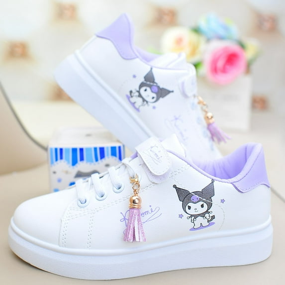 Kawaii Anime Kuromi Cinnamoroll Sneakers for Girls - Kids Lightweight Breathable Casual Mesh Board Shoes Gift