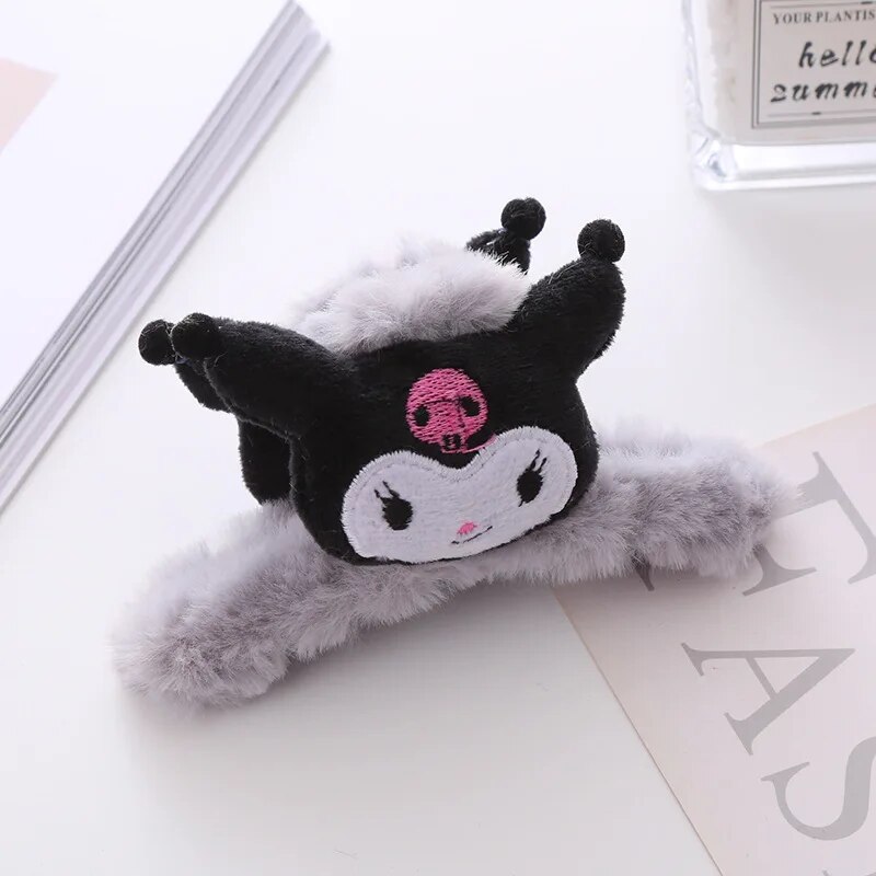 Kawaii Anime Kuromi My Melody Hair Claw Clips Sanrios Cinnamoroll