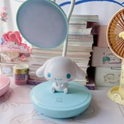 Kawaii Anime Sanrio Hello Kitty Cinnamoroll Cartoon Led Desktop Learning Desk Lamp Bedroom Dormitory Night Light Cute Gift