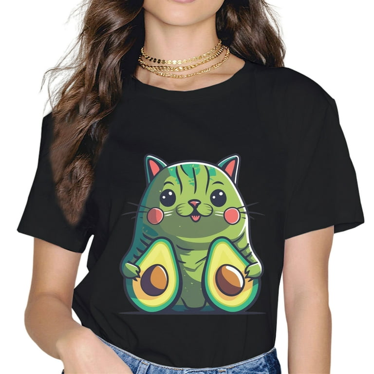 Avocato Funny T-Shirt Cute Cat Avocado Gift For Vegan Avocato Funny T-Shirt Cute Cat Avocado Gift For Vegan
