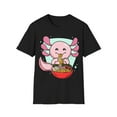 thumbnail image 1 of Kawaii Axolotl Eating Ramen Noodles Anime Graphic Novelty, 1 of 4