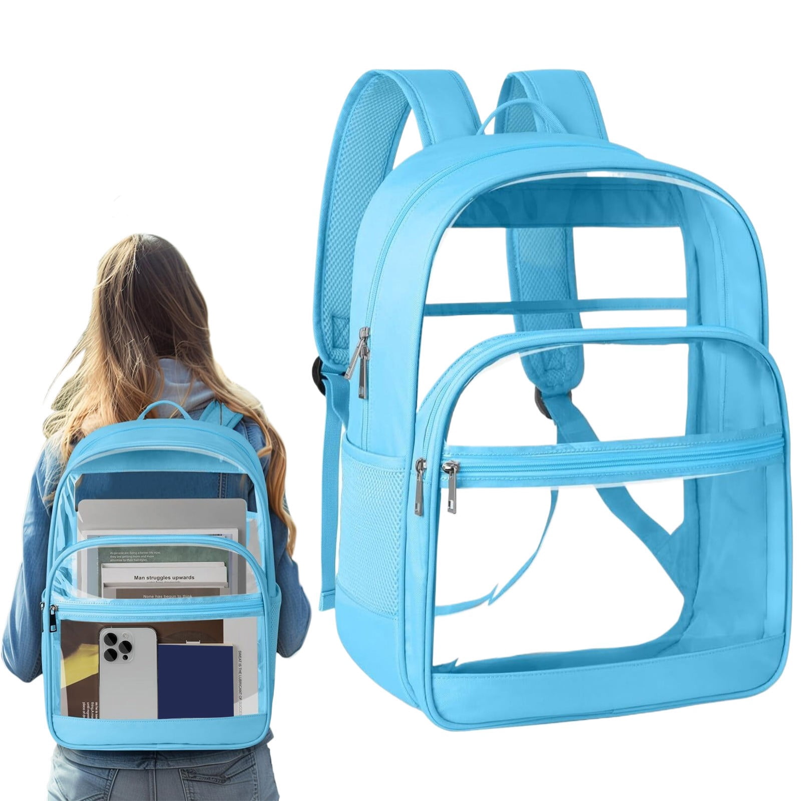 Kawaii Backpack, Aesthetic Backpack, Clear Backpack for Stadium Events ...