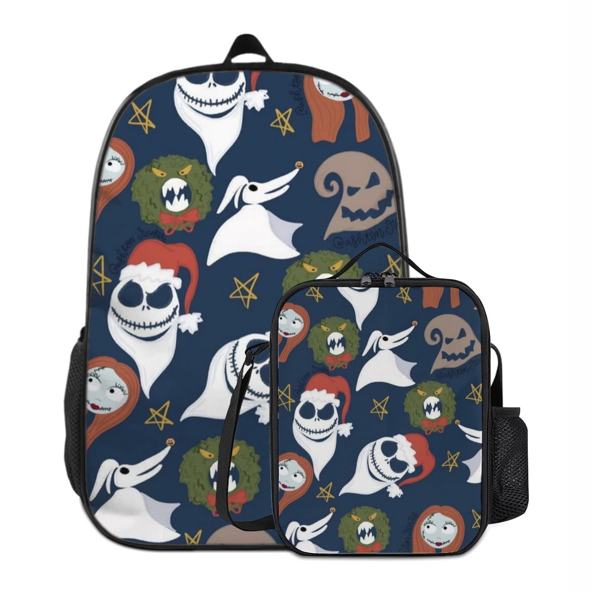 Freewander Kids Backpack Set With Lunch Box & Pencil Case - School Bag For Boys 5-8, Frog Print, 3-Piece