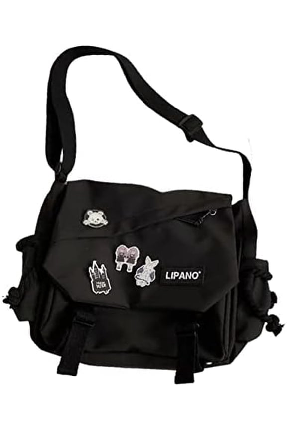 Kawaii Backpack with Kawaii Stuffs Messenger Bag Japanese Harajuku Crossbody Bags for Women