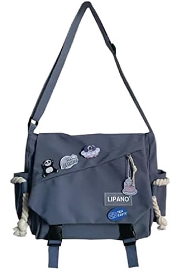 Kawaii Backpack with Kawaii Stuffs Messenger Bag Japanese Harajuku Crossbody Bags for Women