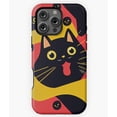 thumbnail image 1 of Kawaii Black Cat Cute Halloween Anime Phone Case for iPhone 16 15 14 13 12 11 Pro Max, 1 of 2