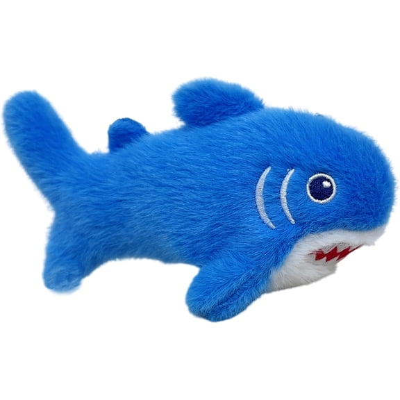 Kawaii Blue Shark Plush Toys Stuffed Animals for Kids, Teens, Small Stuffed Sea Animal Doll, Soft Plush Keychain, Cute Shark Plushies for Gilrs and Boys, Birthday Gifts, Classroom Kids Prizes