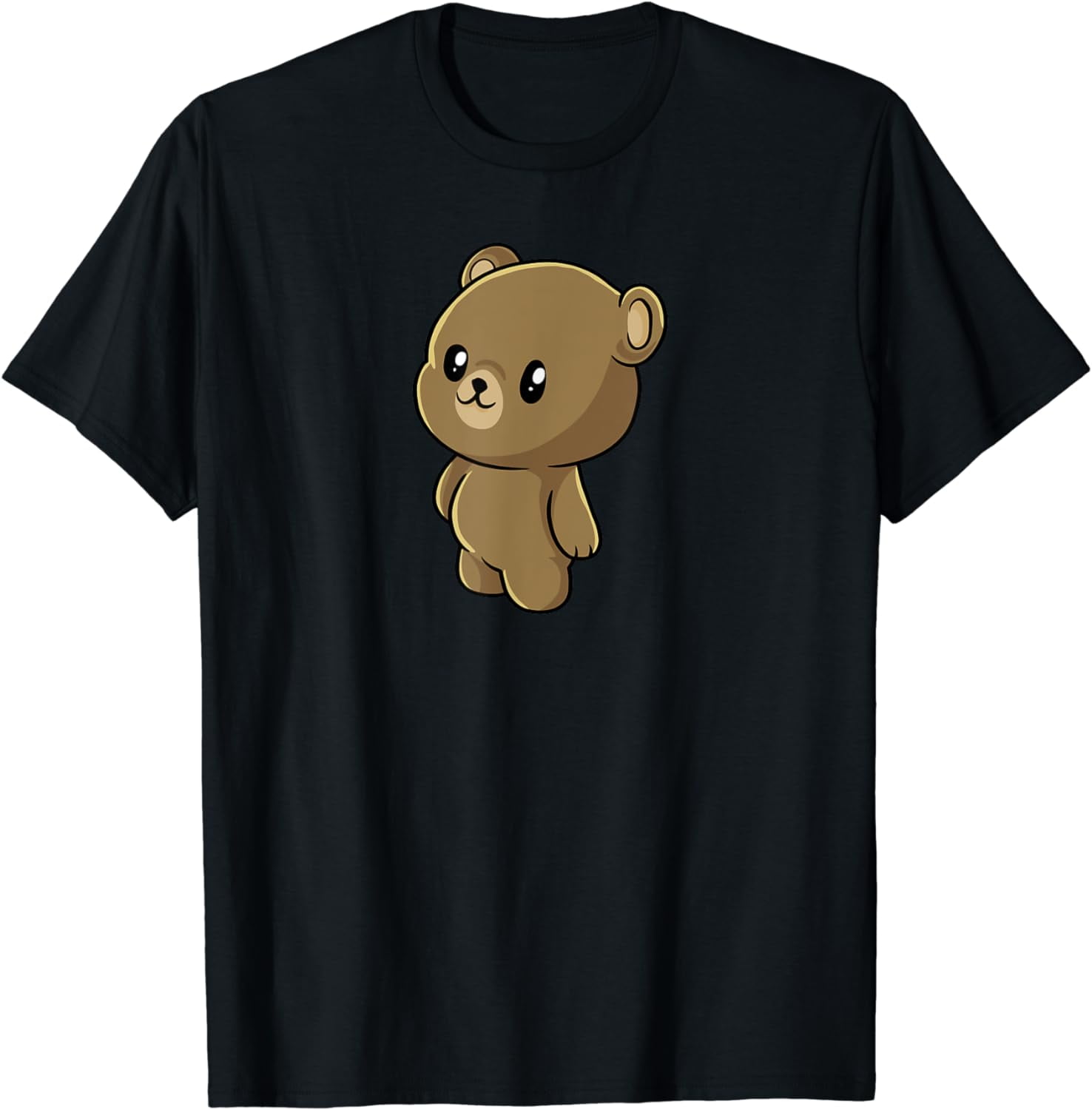 Kumamon Cute Kawaii White Black Bear Anime Loose T-Shirt Ver 2. SD01448