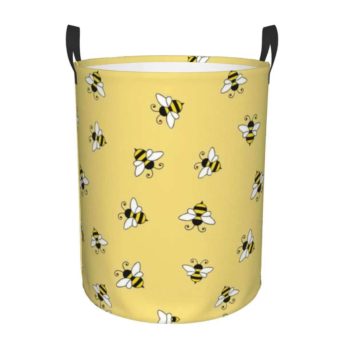 Kawaii Bumblebee Laundry Hamper Large Storage Basket Honey Bee Boys Toy