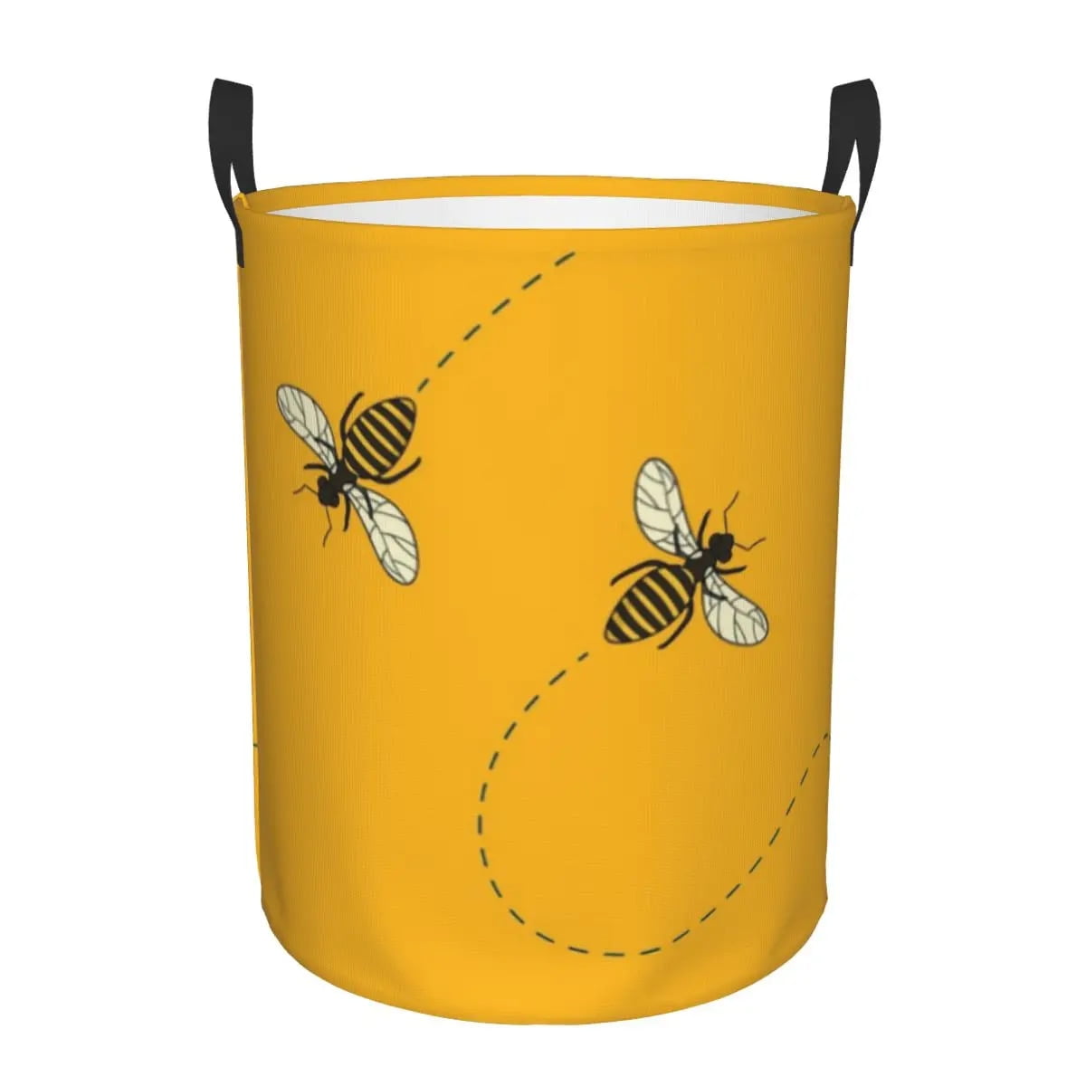 Kawaii Bumblebee Laundry Hamper Large Storage Basket Honey Bee Boys Toy