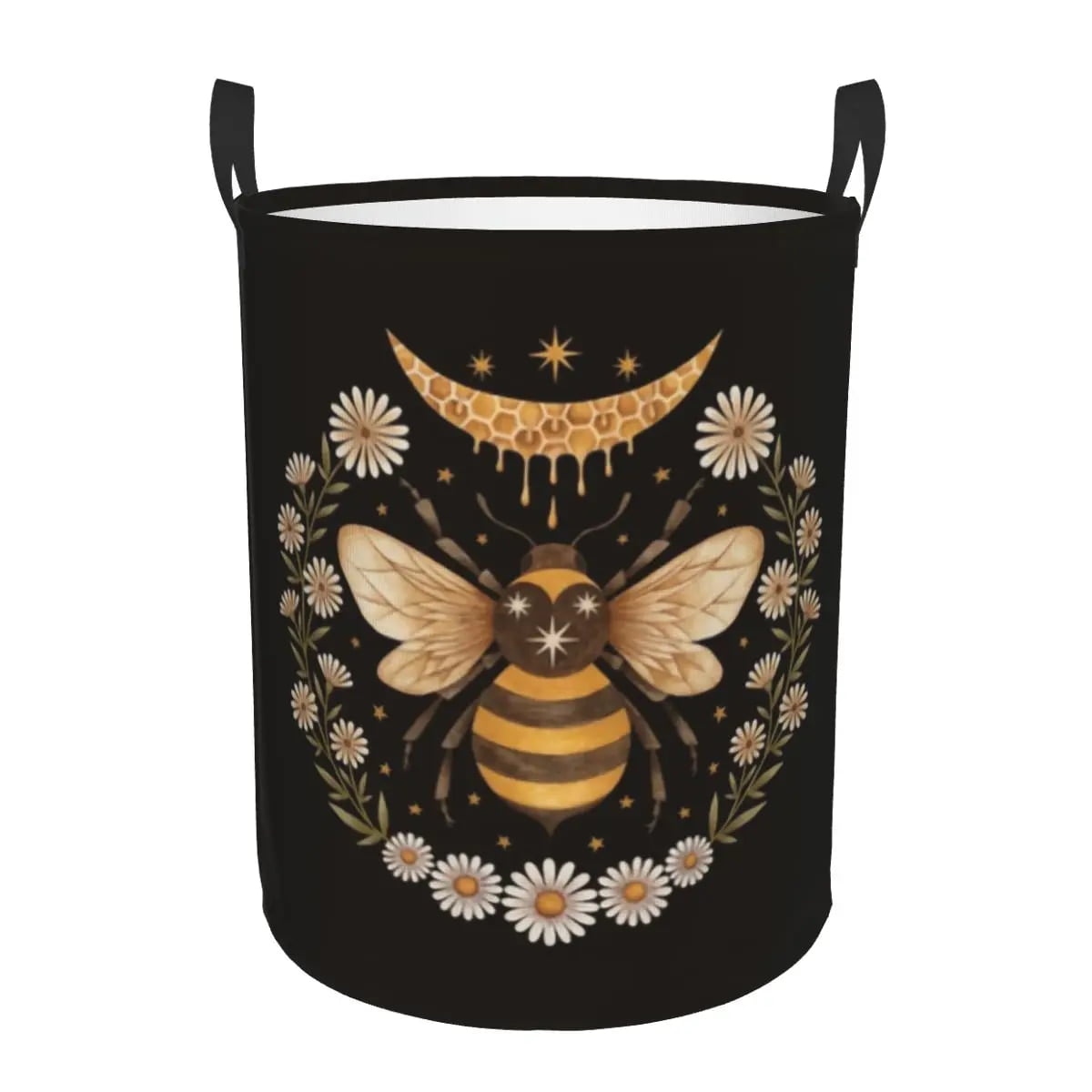 Kawaii Bumblebee Laundry Hamper Large Storage Basket Honey Bee Boys Toy