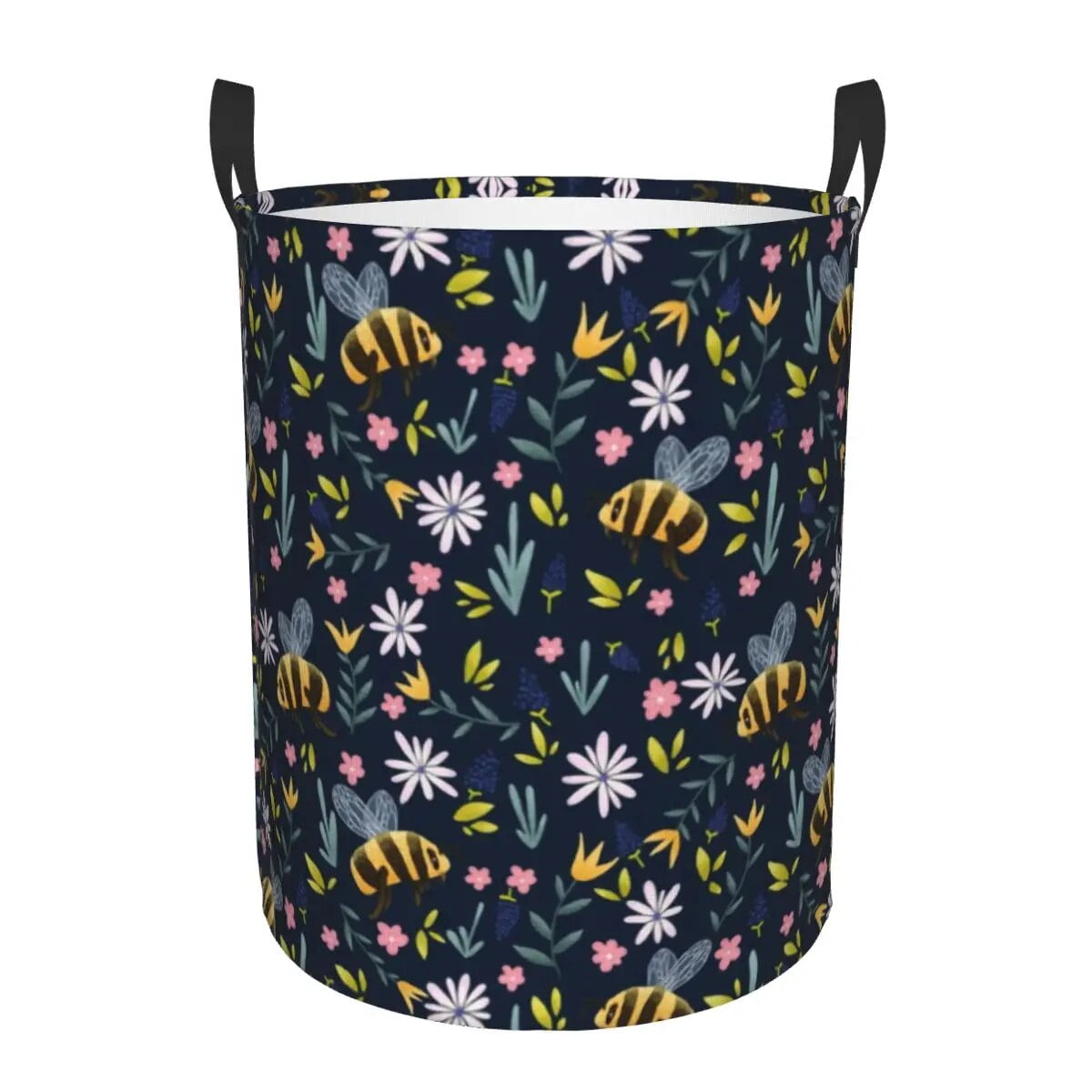 Kawaii Bumblebee Laundry Hamper Large Storage Basket Honey Bee Boys Toy