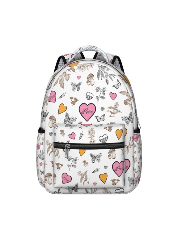 Kawaii Cartoon Students Backpack Cute Rainbow and Animal Design with Space, Planets, and Astronauts, Lightweight and Adjustable Strap School Bag