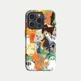 thumbnail image 1 of Kawaii Cat Art Collage Mystical Pet Lover Cartoon Phone Case with iPhone 11 to 17 Pro Max, 1 of 2