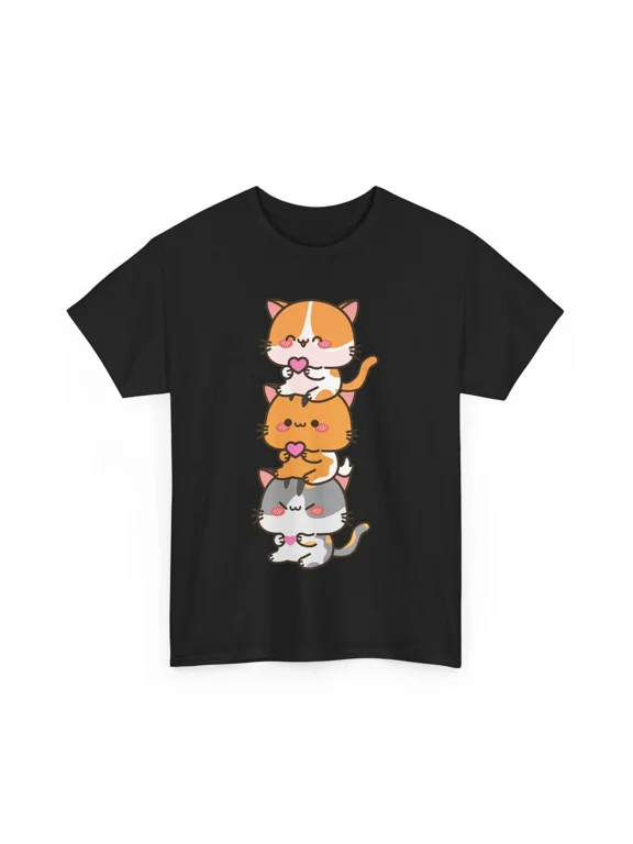 Kawaii Cat Kitty Lovers Kitten Anime Cats Lovers Cute T-Shirt