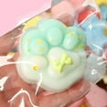 thumbnail image 1 of Kawaii Cat Paw Massagers - Soft PVC Press Toys for Stress & Anxiety Relief, Perfect White Elephant Gift for Coworkers (5.1in), 1 of 6