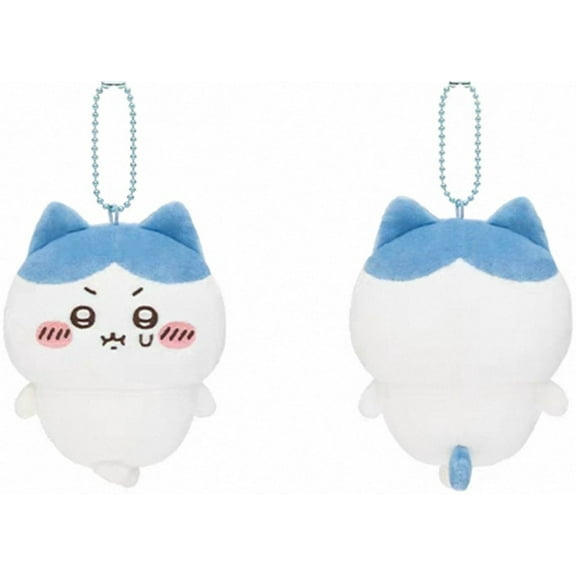 Kawaii Chiikawa Plush Doll Keychain - Funny Chiikawa Cartoon Character Stuffed Animals Peripherals Keychain | Chiikawa Plush Toy Keychain Bagpack Pendant Ideal Gifts for Chiikawa Fans
