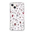thumbnail image 1 of Kawaii Christmas Pattern Case Compatible with iPhone 14,Aesthetic Art Design TPU Bumper Cover Case, 1 of 5